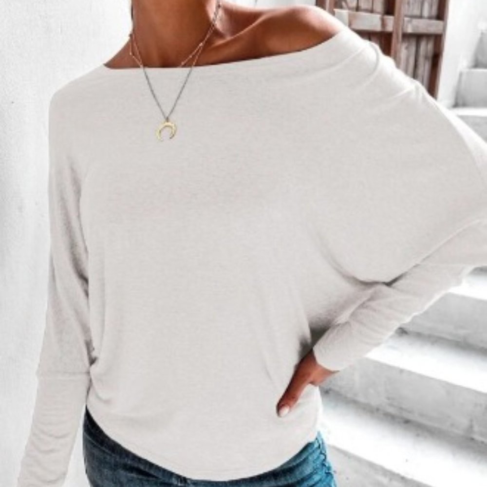 SHEIN Sold Batwing Sleeve Tee